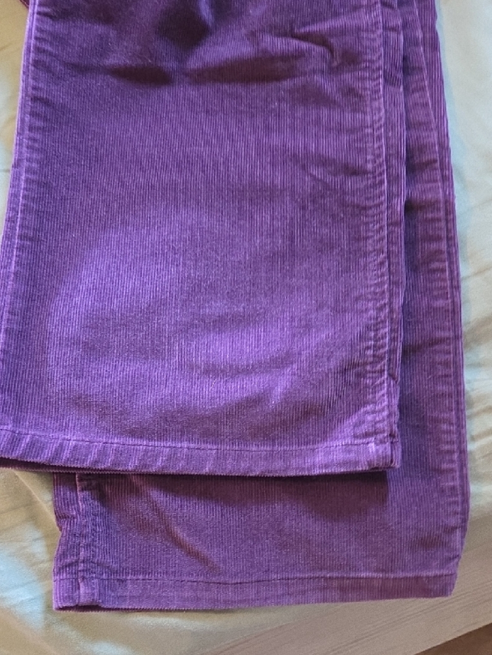 Eddie Bauer Purple Corduroy Pants - Natural Fit - Picture 6 of 6